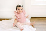 Ruffle Angel Bib - Best Seller 3 Pack Bundle Peach Blush, Peony & Sage