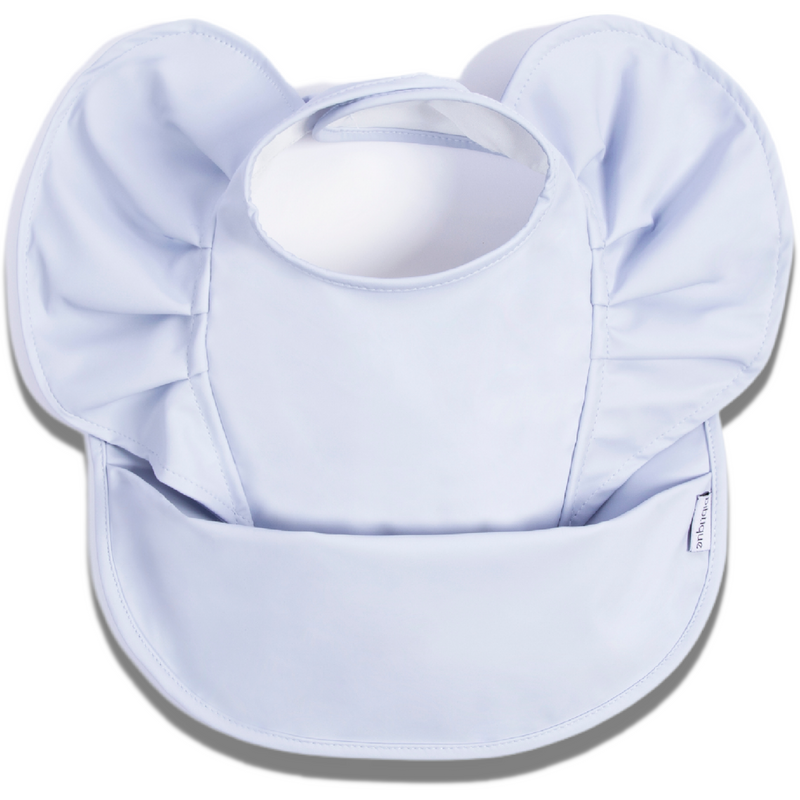 Sky Ruffle Angel Bib